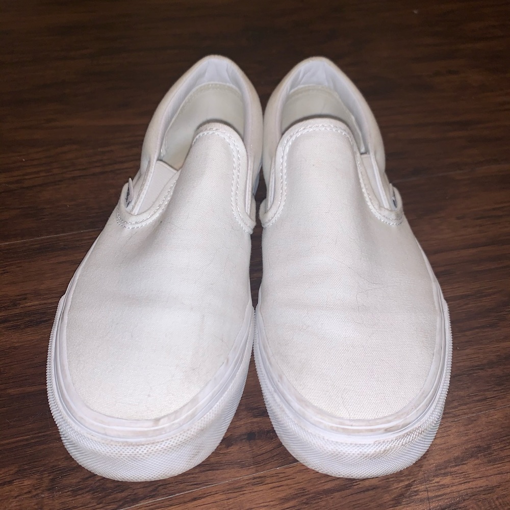 Vans Slip-ons (True White)